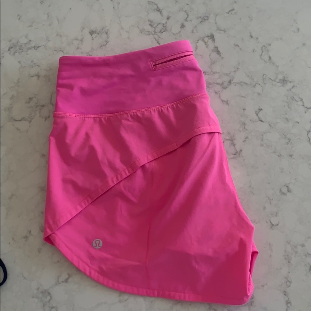 ~rare~PRISM PINK speed up lulu shorts 🍋